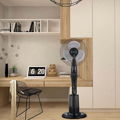 Freestanding Air Cooling Fan w/Misting Water Spray