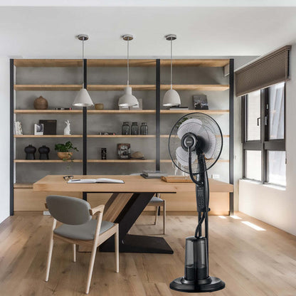 Freestanding Air Cooling Fan w/Misting Water Spray