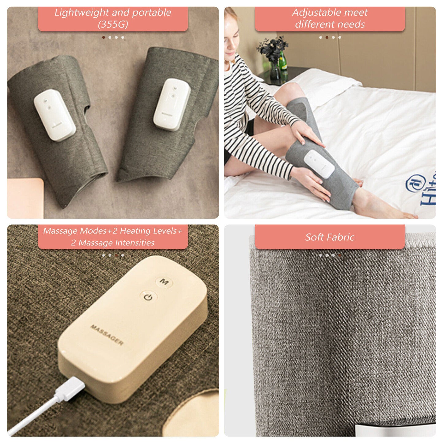 Leg Massager Heated Air Compression