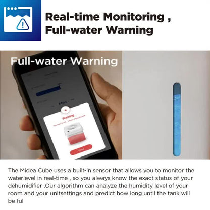 Cube Dehumidifier with smart wi-fi