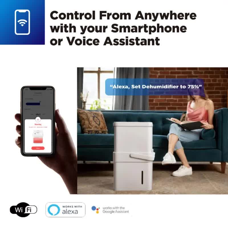 Cube Dehumidifier with smart wi-fi