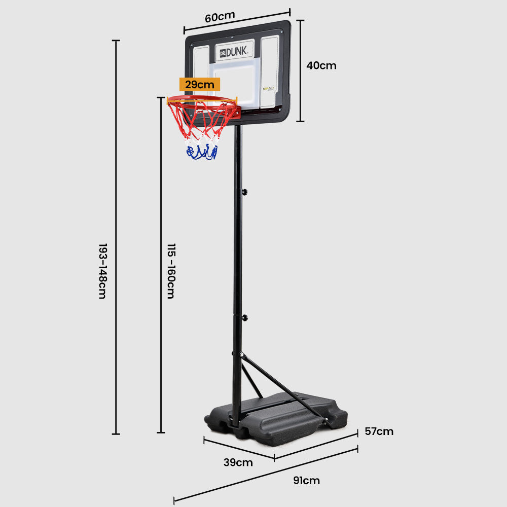 Portable Kids Basketball Hoop Stand System
