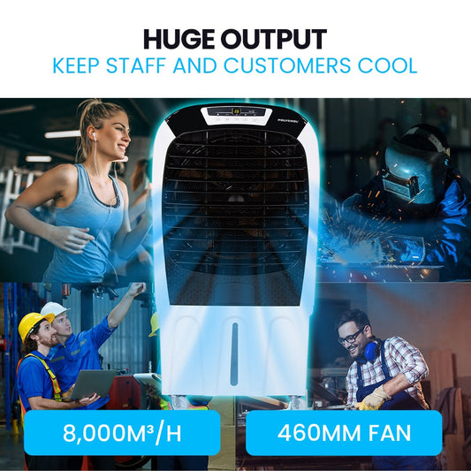 450W 80L Evaporative Air Cooler