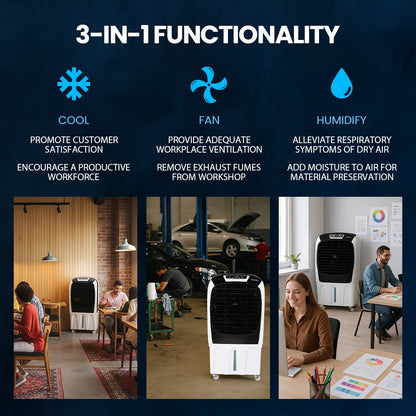 450W 80L Evaporative Air Cooler