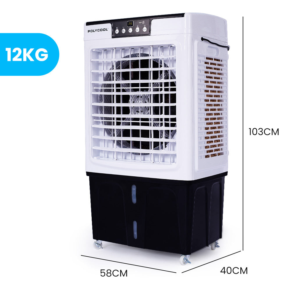 45L 125W Evaporative Air Cooler Portable Industrial Fan