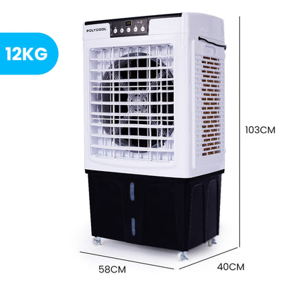 45L 125W Evaporative Air Cooler Portable Industrial Fan