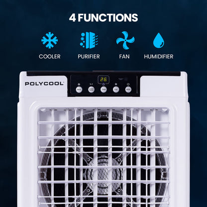 35L 220W Portable Evaporative Air Cooler w/ Remote