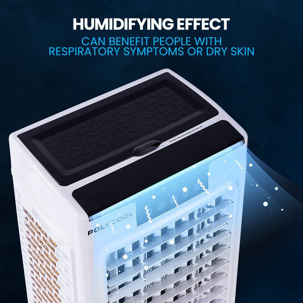 35L 220W Portable Evaporative Air Cooler w/ Remote
