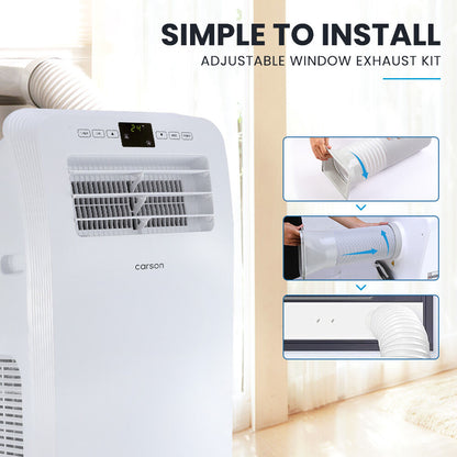 2.9kW Reverse Cycle Portable Air Conditioner and Heater, with Dehumidifier, Cooling and Heating AC