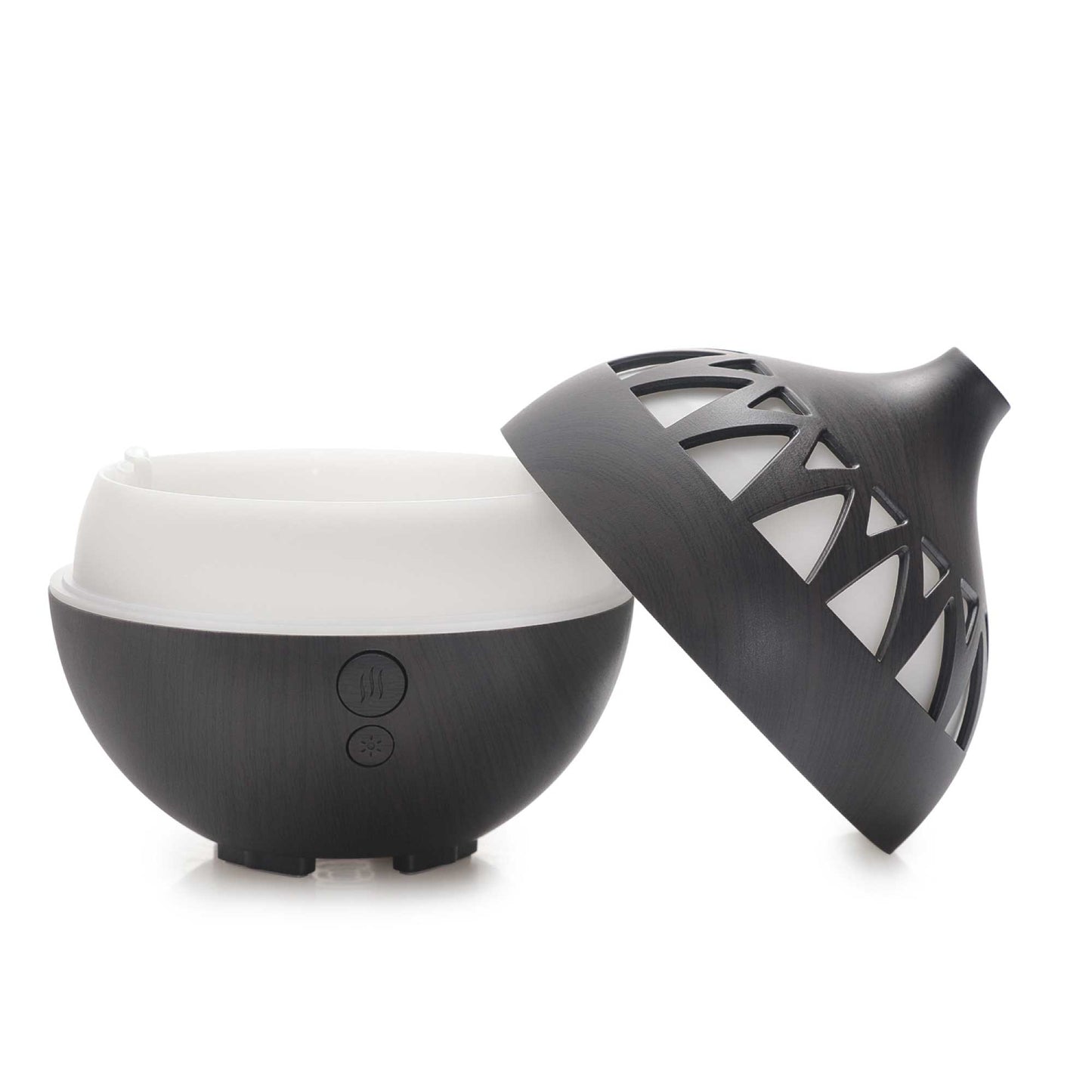 180ml USB LED Dark Wood Mist Humidifier