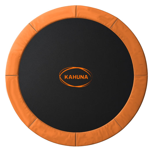 Kahuna 8ft Replacement Trampoline Safety Pad Cover and Jumping Spring Mat - Orange