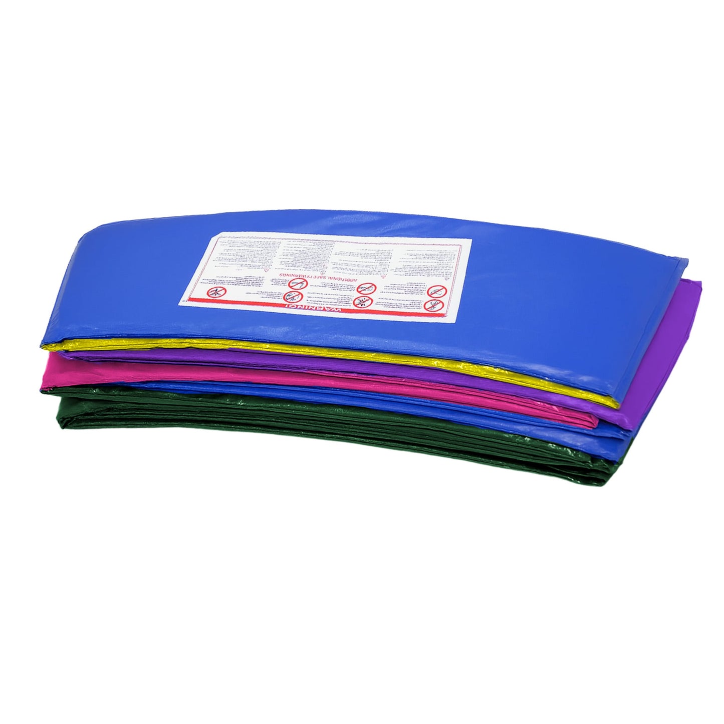 Kahuna 16ft Replacement Trampoline Safety Pad Cover and Jumping Spring Mat - Rainbow