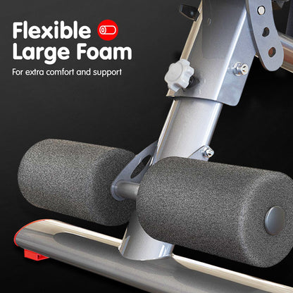 Home Gym Bench Adjustable Flat Incline Decline FID 250KG Load
