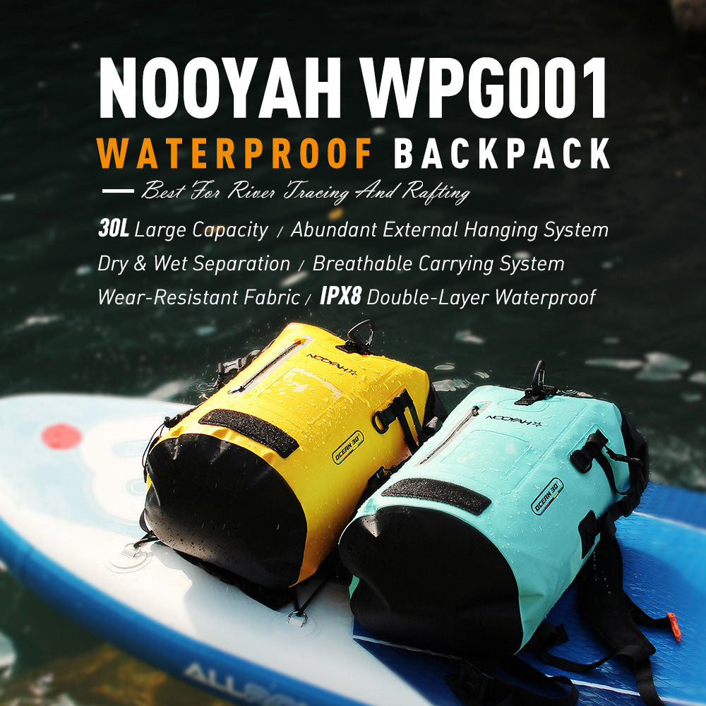 IPX8 Waterproof Bike Cycle Outdoor Sports Backpack - MINT GREEN