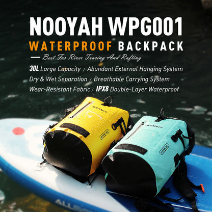 IPX8 Waterproof Bike Cycle Outdoor Sports Backpack - MINT GREEN