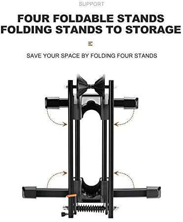 Bike Stand Foldable Portable- Rockbros Aluminum Alloy Light Weight 1.6gk
