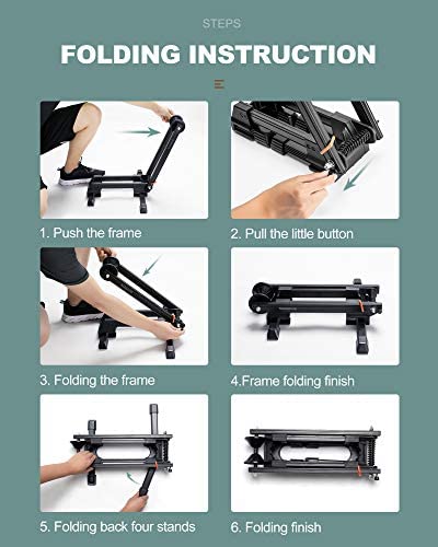 Bike Stand Foldable Portable- Rockbros Aluminum Alloy Light Weight 1.6gk