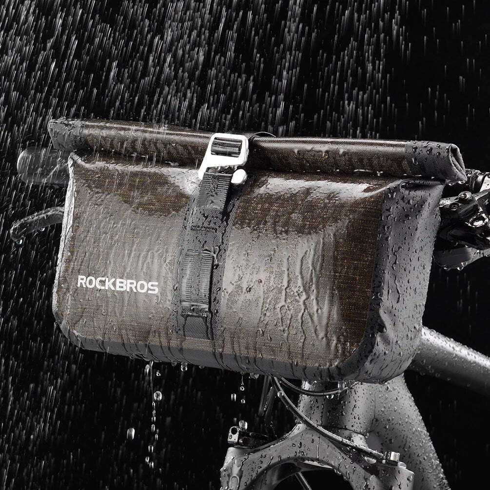 Bike Roll Bag Handlebar Panniers MTB Road Hyybrid Cruiser  Bike Scooter