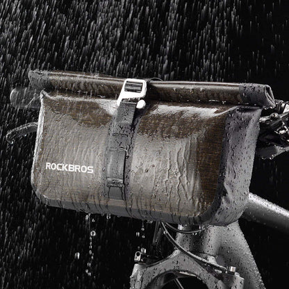 Bike Roll Bag Handlebar Panniers MTB Road Hyybrid Cruiser  Bike Scooter