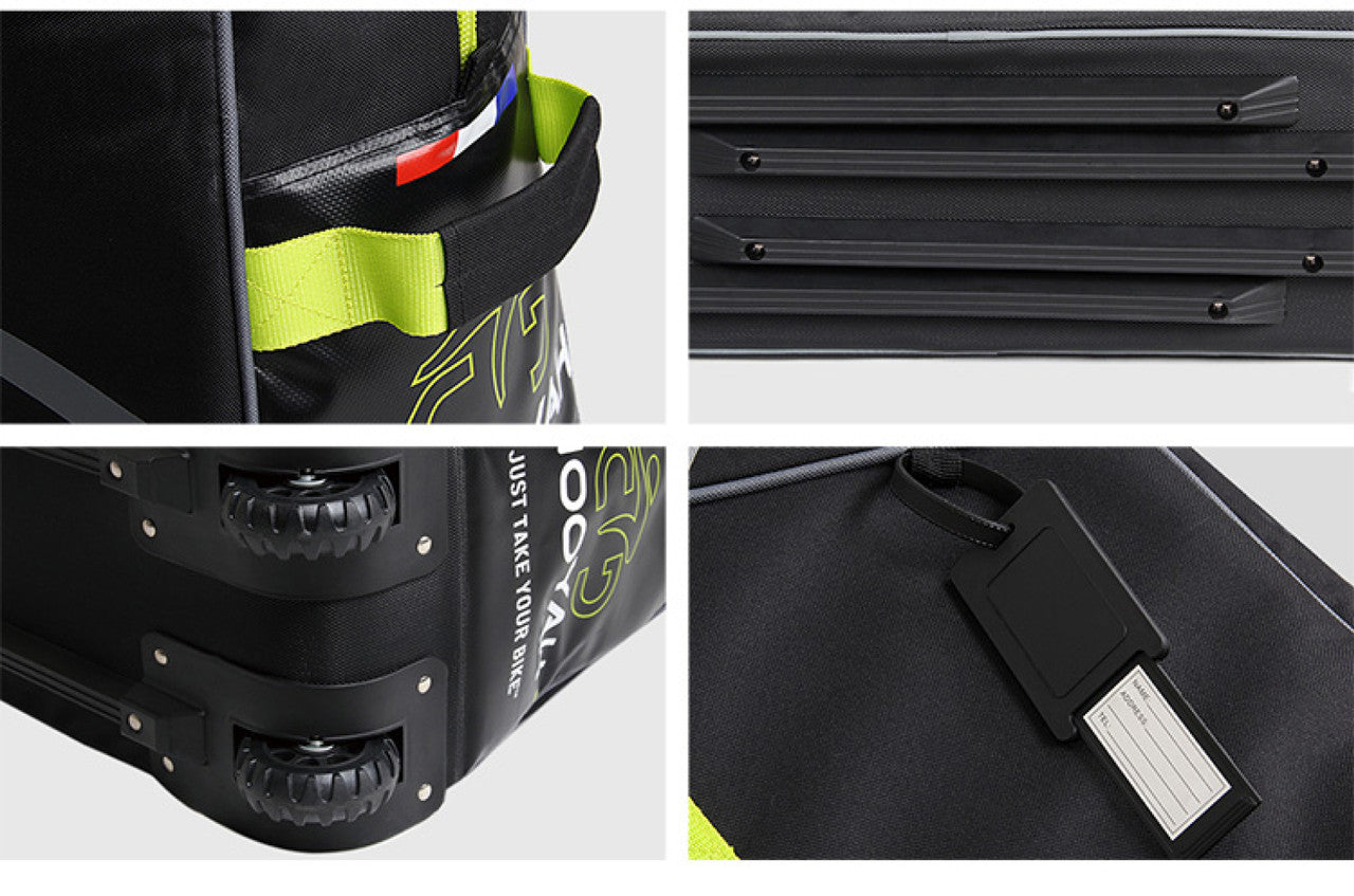Bike Plane Soft Shell Case Bag BMX Tourer Road Bike - BK0088 125cm x 80cm - Black