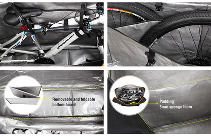 Bike Plane Bag  Soft Travel Case  BMX Road Bike- Black