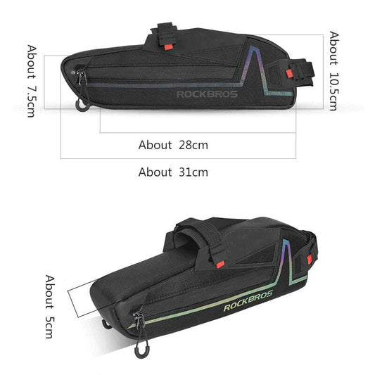 Bike Top or Under Tube Bag Reflective Material Road MTB Mountain