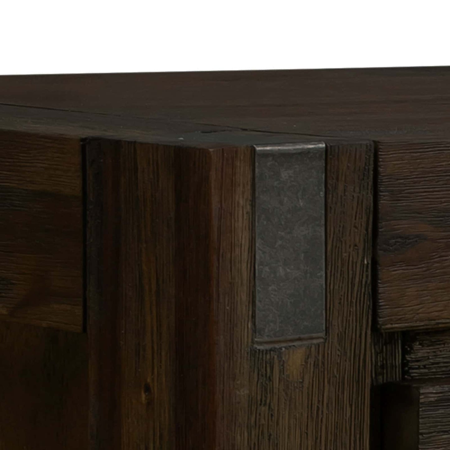 Best TV Cabinet with 3 Storage Drawers with Shelf Solid Acacia Wooden Frame Entertainment Unit in Chocolate Colour | Buy