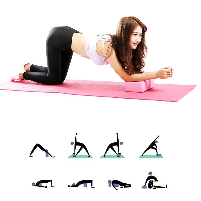 2PCS Yoga Blocks Foam Brick- Purple