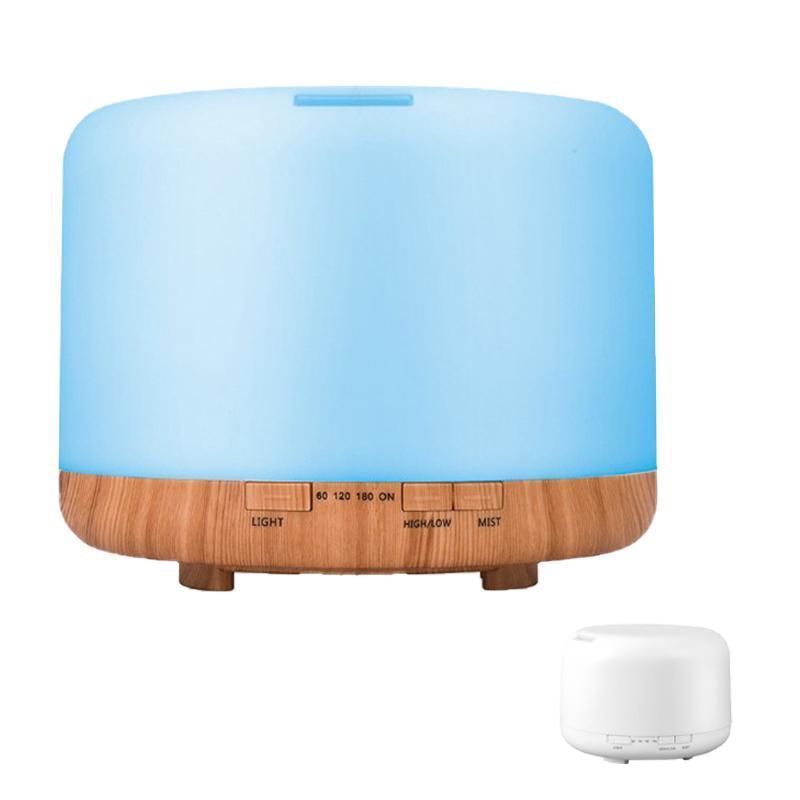 500ML Aroma Diffuser LED Oil Air Humidifier Purifier - White
