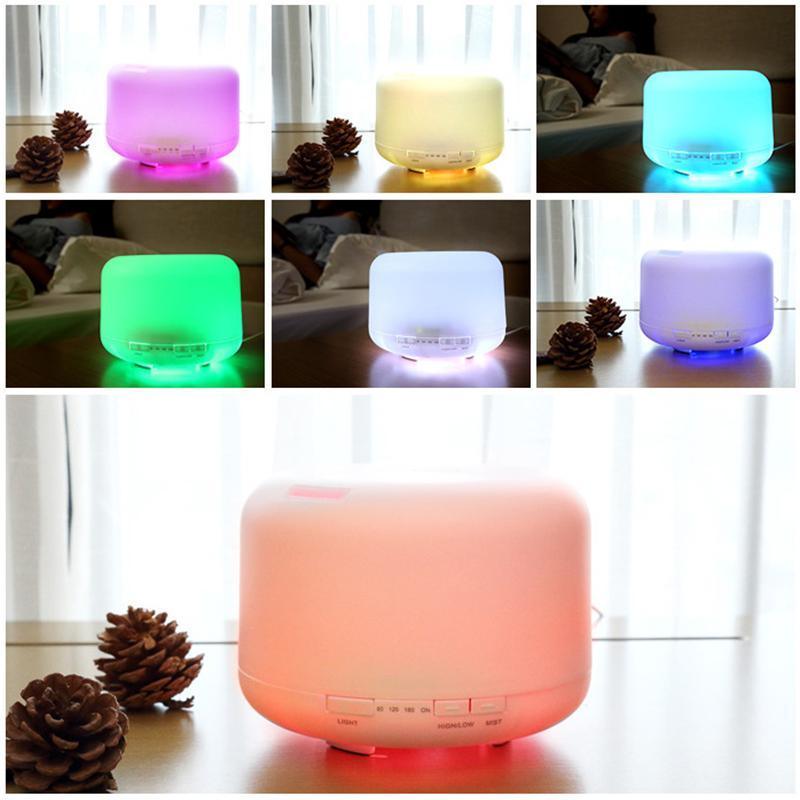 500ML Aroma Diffuser LED Oil Air Humidifier Purifier - White