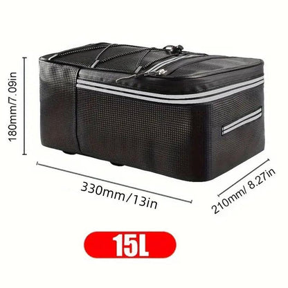 Bike Saddle Bag Waterproof Cycling Tail Bag Backseat Storage Riding Equipment