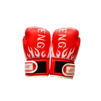 2PCS PU Boxing Training Gloves for Young Beginners - Orange