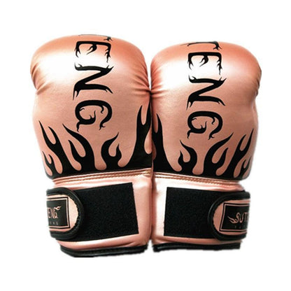 2PCS PU Boxing Training Gloves for Young Beginners  - Pearly Silver