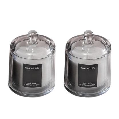 2Pcs Smokeless Glass Aromatherapy Candles Scented - Freesia