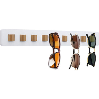 Wall Mount Glasses Storage Rack for Sunglasses Organizer Home Display Rack - Black