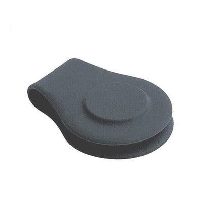 1Pc Silicone Golf Hat Clip Ball Marker Holder with Secure Attachment Design - Black