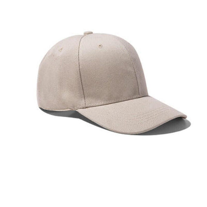 Summer Multi-colour Shade Baseball Cap Outdoor Peaked Sun Visor Hat - Grey