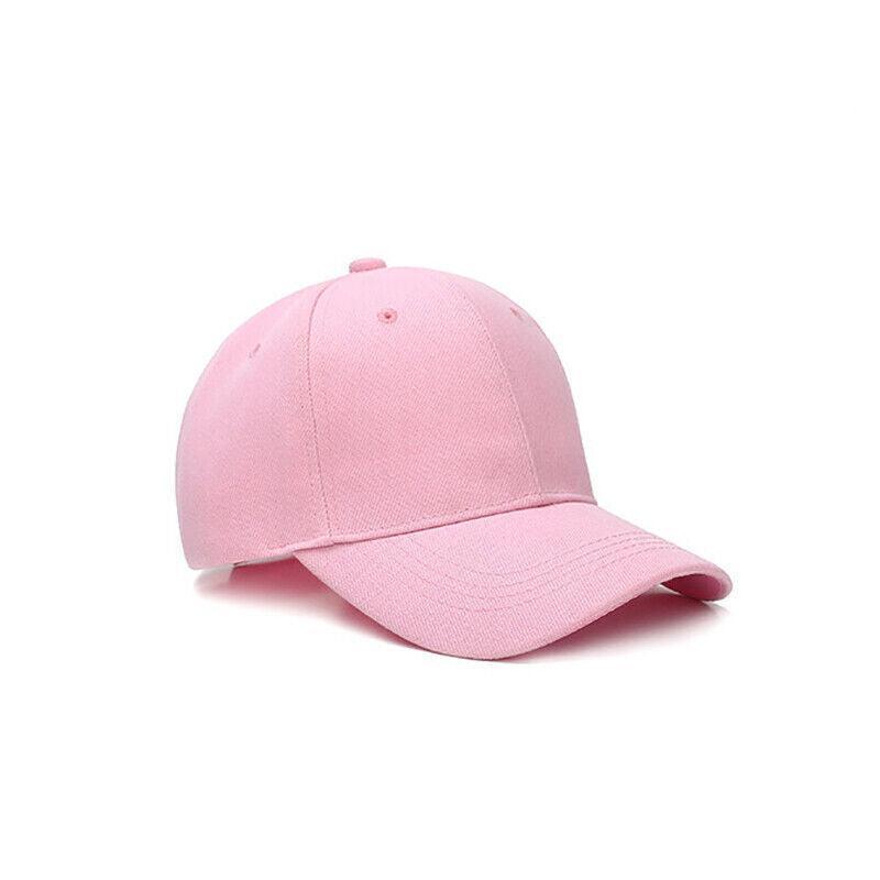Summer Multi-colour Shade Baseball Cap Outdoor Peaked Sun Visor Hat - Pink