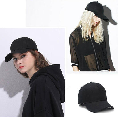 Summer Multi-colour Shade Baseball Cap Outdoor Peaked Sun Visor Hat - Red