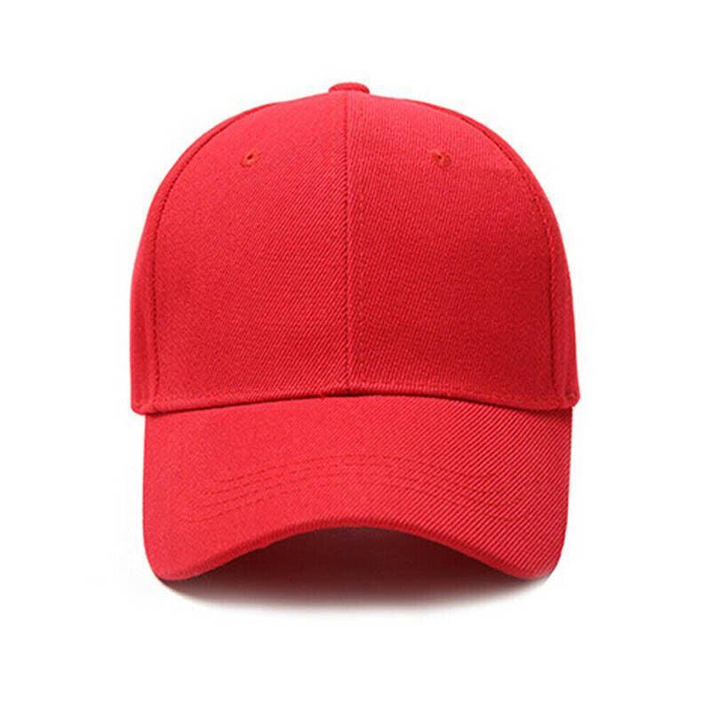Summer Multi-colour Shade Baseball Cap Outdoor Peaked Sun Visor Hat - Wine Red
