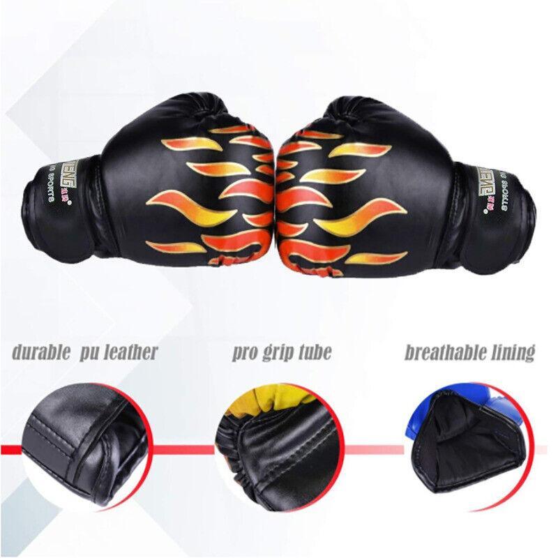 Boxing Sparring Training Gloves MMA Kickboxing Punching Gloves - Blue