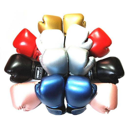 Boxing Sparring Training Gloves MMA Kickboxing Punching Gloves  - White