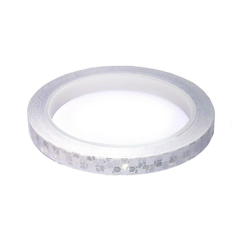 8m Reflective Tape for Bikes Cars Motorcycles Waterproof High Visibility Strip - Red-White