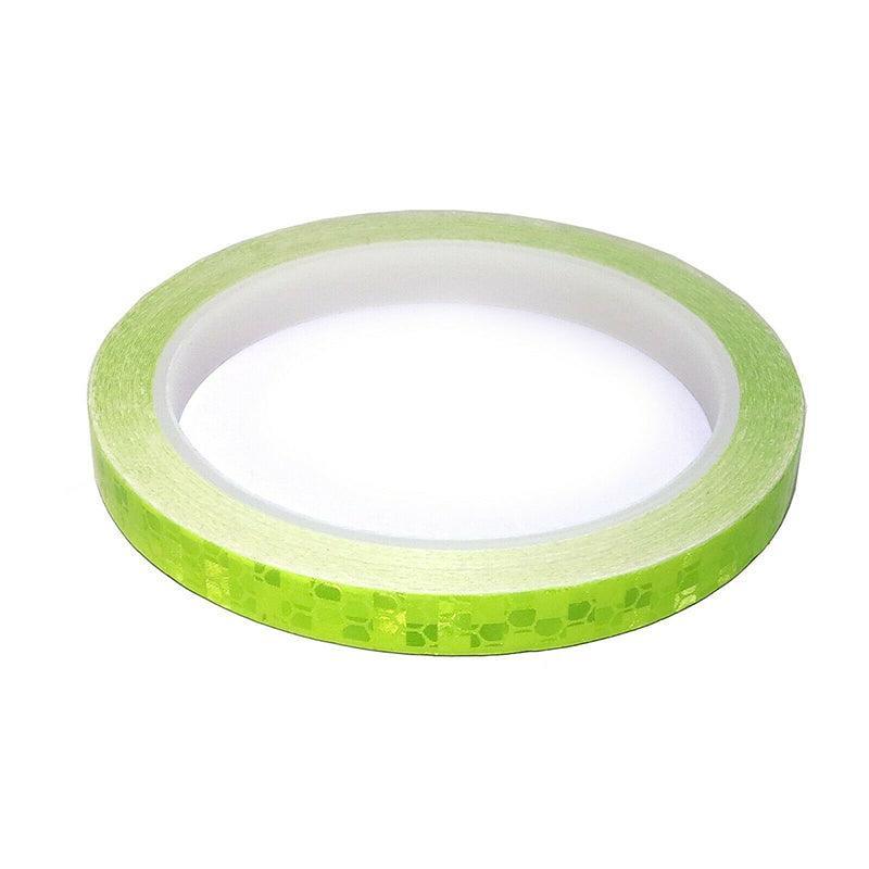 8m Reflective Tape for Bikes Cars Motorcycles Waterproof High Visibility Strip - Black-Yellow