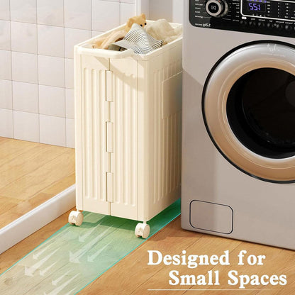 Fitness Storage Basket Organizer Tube with Wheeled Basket