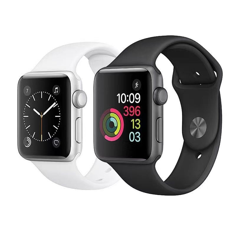 White Smart Watch  Bluetooth Screen with 2 straps