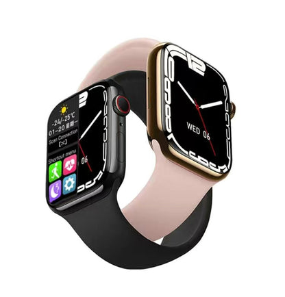 White Smart Watch  Bluetooth Screen with 2 straps