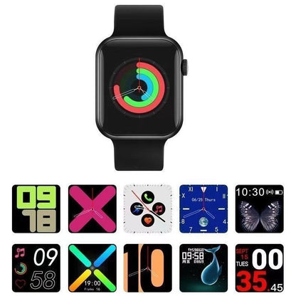 White Smart Watch  Bluetooth Screen with 2 straps