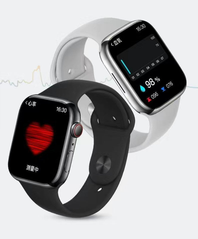 White Smart Watch  Bluetooth Screen with 2 straps
