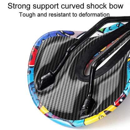 Carbon Fiber Mountain Bike Saddle Camo Style - Explosion